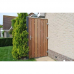 Tuindeur Privacy hardhout met slot 195x130 cm