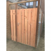 Tuindeur Privacy Red Class Wood inclusief slot 195x100 cm