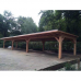 Tuinpaal red class wood geschaafd 12x12x400 cm