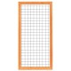 Gaas met red class wood kader 90x180 cm