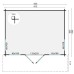 Blokhut Lory 435x350+120 cm