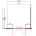 Blokhut 3025L+ Interflex 300x250 cm