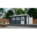 Blokhut 3352M Garage platdak Interflex 520x330 cm