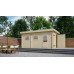 Blokhut 3352M Garage platdak Interflex 520x330 cm