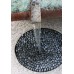 Beach pebbles black 40-60 mm 20 kg