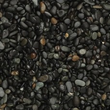 Beach pebbles black 8-16 mm bigbag 1.000 kilo