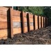 Beschoeiingsplank hardhout 2x10x400 cm
