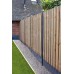 Betonpaal antraciet 8,5x8,5x277 cm diamantkop Eindmodel Schelde gecoat