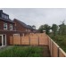 Betonpaal antraciet 8,5x8,5x277 cm diamantkop Tussenmodel Schelde gecoat