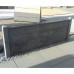 Betonnen tuinhek-borderpaal antraciet 10x10x145 cm diamantkop Hunze T-model gecoat