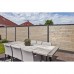 Betonpaal antraciet sleuf 11,5x11,5x244 cm Hoekmodel Reest
