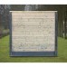 Blokhutprofiel grijs geïmpregneerd Zweeds vuren 2,8x12,1x180 cm