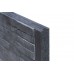 Betonnen onderplaat antraciet 3,5x26x184cm leisteenmotief smal gecoat