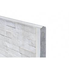 Betonnen onderplaat grijs 4,8x26x184 cm leisteenmotief smal