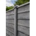 Betonnen onderplaat antraciet 3,5x26x184cm rabathout motief smal gecoat