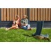 Betonnen onderplaat antraciet 3,5x26x184cm rabathout motief smal gecoat