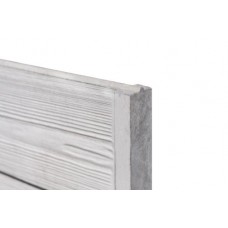 Betonnen onderplaat grijs 4,8x26x184 cm rabathout motief smal