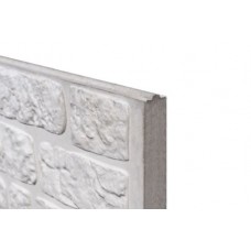 Betonnen onderplaat grijs 4,8x36x184 cm romiensmotief enkelzijdig