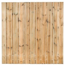 Tuinscherm geïmpregneerd grenen 180x180 cm 23-planks 149335