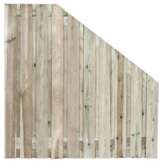 Tuinscherm geïmpregneerd grenen afbouw 180>90x180 cm 21-planks 150613