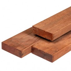 Regel hardhout geschaafd 4,4x14,5 cm