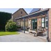 Aluminium actie terrasoverkapping veranda 706 cm compleet en montage