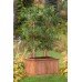 Teak bloembak Flores groot 82x58x47 cm