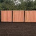 Hout-betonschutting antraciet i.c.m. Douglas tuinscherm 19-planks