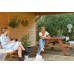 AANBIEDING Picknicktafel hardhout business