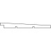 Potdekselplank lariks douglas bezaagd 1,1-2,2x19,5x400 cm