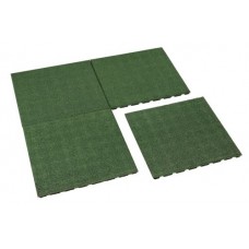 Rubbertegel 50x50x2,5 cm Groen