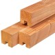 Stapelbouw eindpaal douglas geschaafd 11,5x11,5x300 cm
