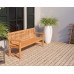 Tuinbank teak Bretagne 180 cm met 2 poten