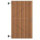 Tuindeur Thermovision Ayous geschaafd latten verticaal 178x99 cm