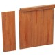Azobé hardhouten geschaafde damwand 3x20x200 cm