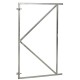 Verstelbaar stalen poortframe 150x155 cm vuurverzinkt