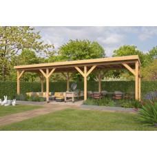 DHZ overkapping Zoutelande Red Class Wood 900x330 cm