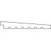 IJsselrabat Excellent Noord-Zweeds grijs gespoten vuren 1,4/2,8x19,5x300 cm