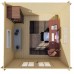 Blokhut Halvar 300x300 cm Red Class Wood geïmpregneerd