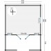 Blokhut Heino 450x380+200 cm