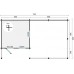 Blokhut Ragna 320+400x320+100 cm Red Class Wood geïmpregneerd