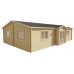 Blokhut Skerries 1030x630 / 230x50 cm Red Class Wood geïmpregneerd