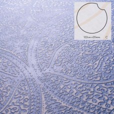 Keramische staptegel Doily Blu Notte model C rond 122x2 cm