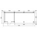 Tuinhuis Duxtail 120 douglas Malters 250x250 luifel 500 cm enkele deur