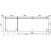 Tuinhuis Duxtail 120 douglas Malters 250x250 luifel 600 cm dubbele deur