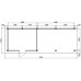 Tuinhuis Duxtail 120 douglas Loretto 400x300 luifel 500 cm enkele deur