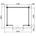 Tuinhuis Duxtail 120 douglas Paggau 300x250 cm dubbele deur