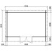 Blokhut Bloktail vuren 45 mm Oliva 450x300 cm