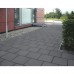 Betontegel 50x50x4 cm zwart zonder facet