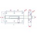 Plaatgrendel 120x81 mm Verzinkt